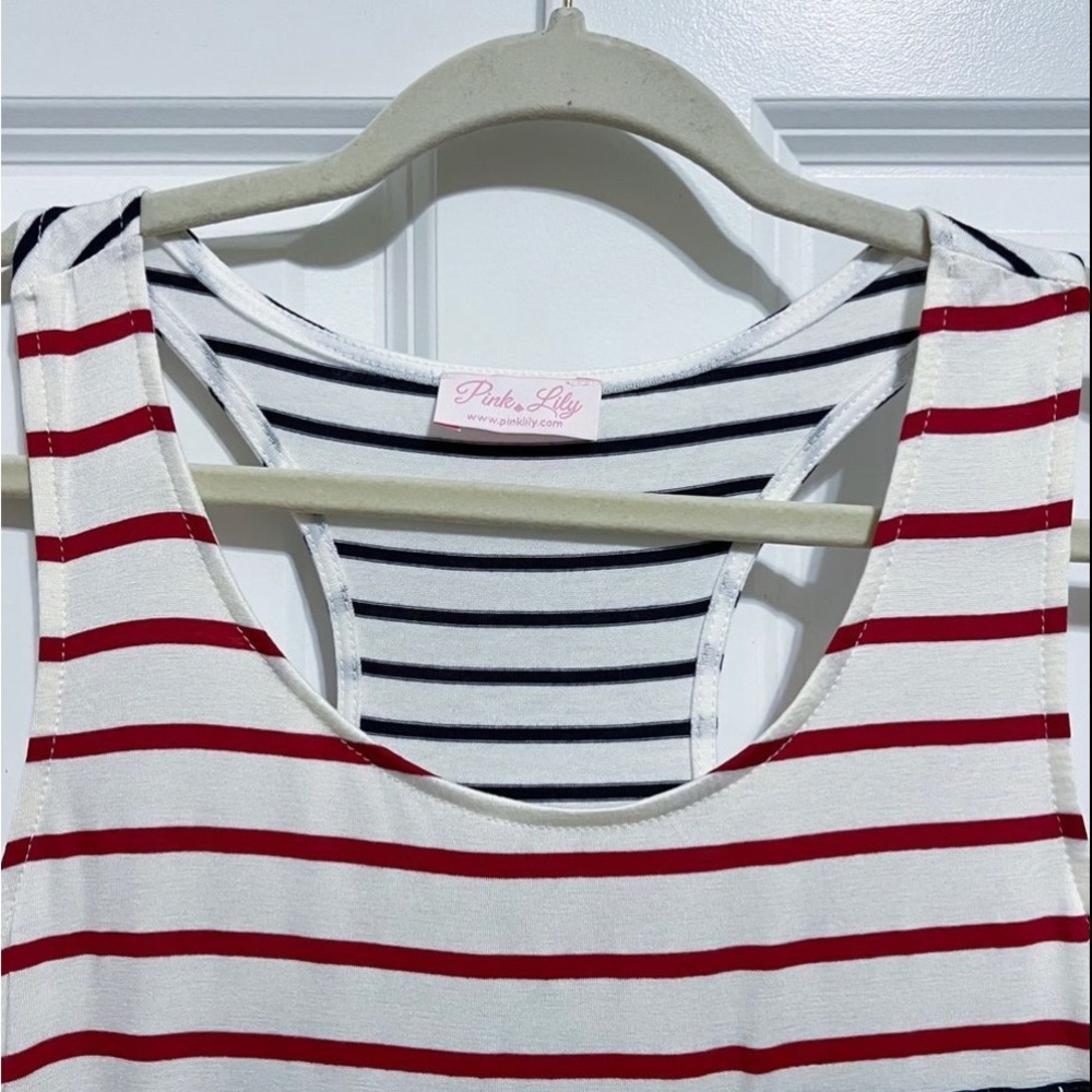 NWT Pink Lily Patriotic Tank Top - Picture 2 of 8